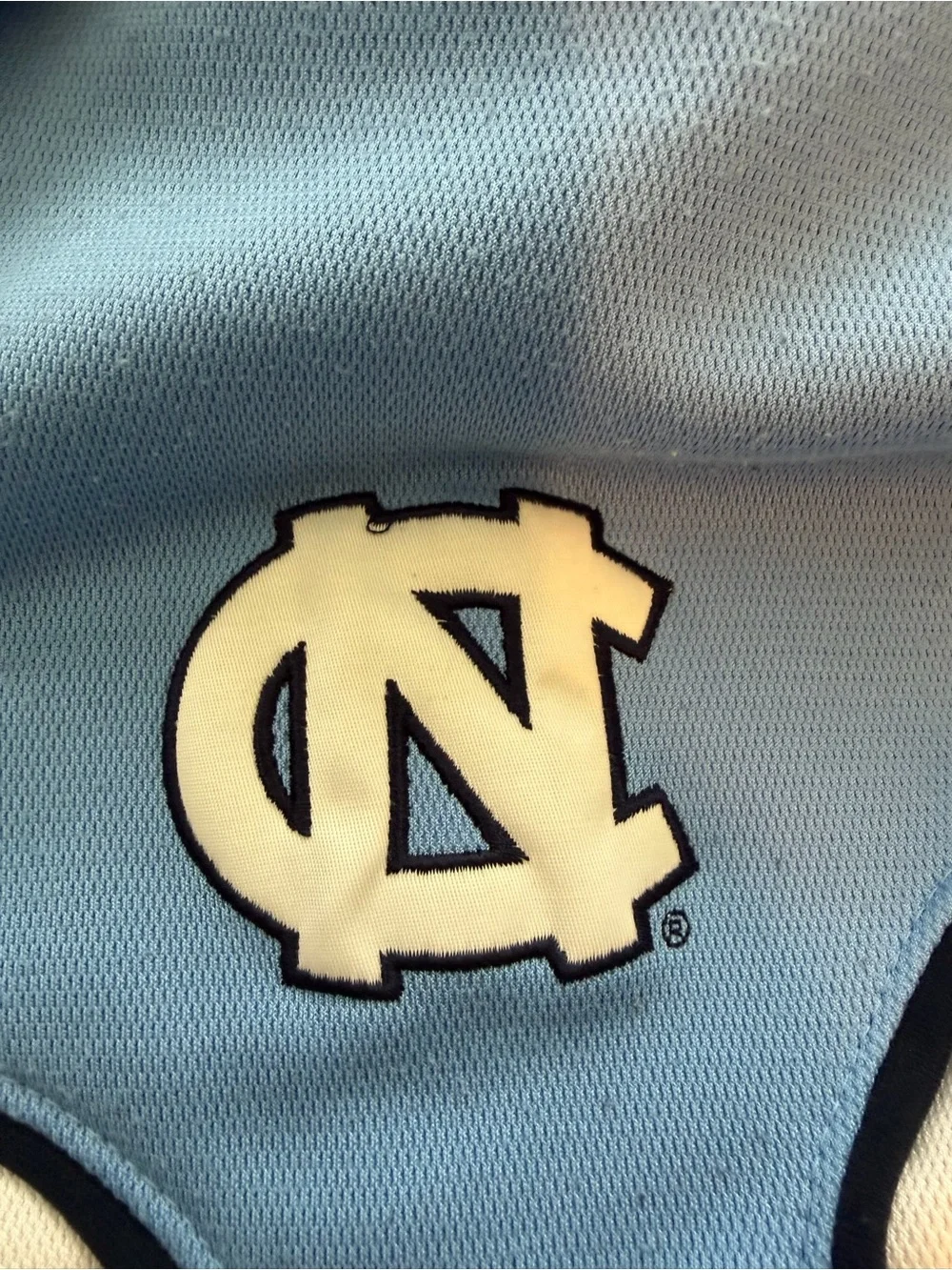 Jordan x North Carolina Light Blue Track Jacket and shirt Size Large